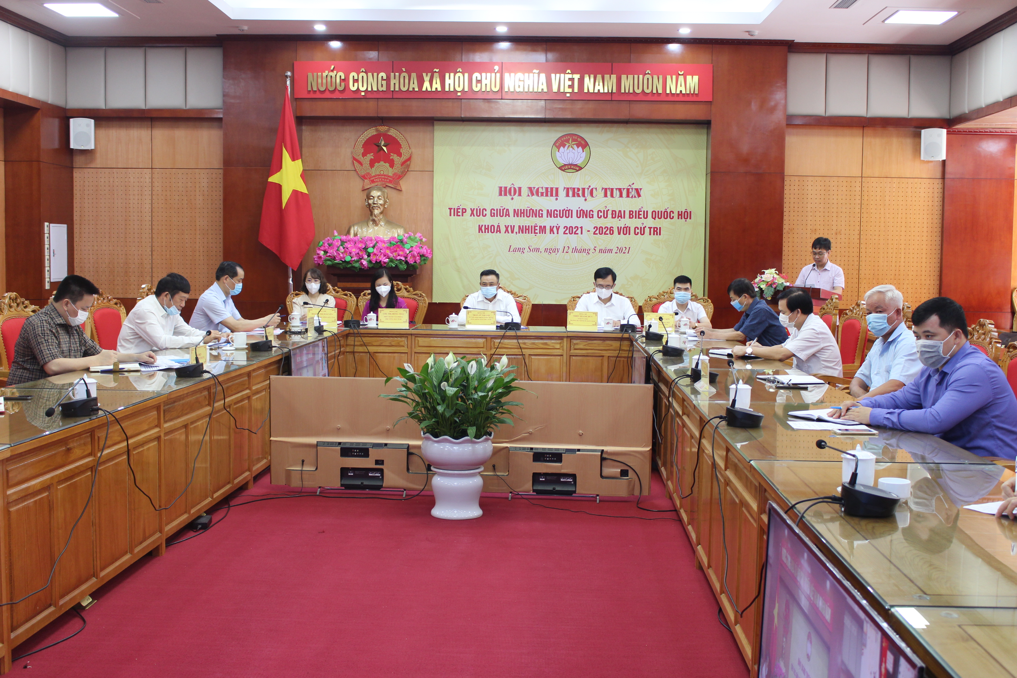 Tổng Kiểm toán Nhà nước Trần Sỹ Thanh tiếp xúc với cử tri 5 huyện biên giới tỉnh Lạng Sơn